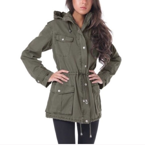 army green anorak jacket